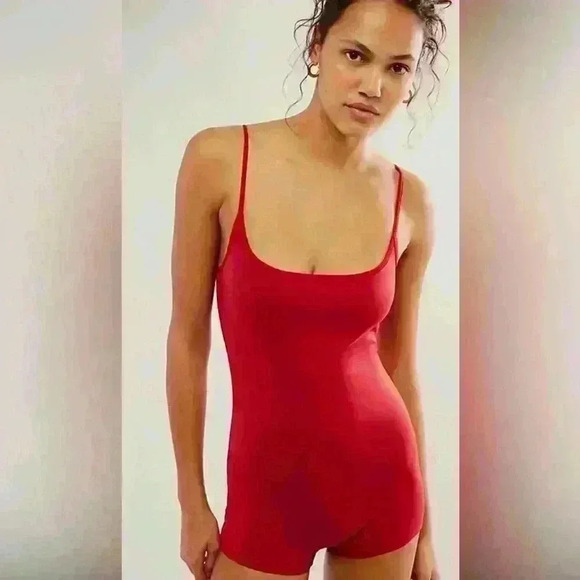 Free People Tops - Free People Intimately Basique Boyshort Onesie NWOT Size M/L